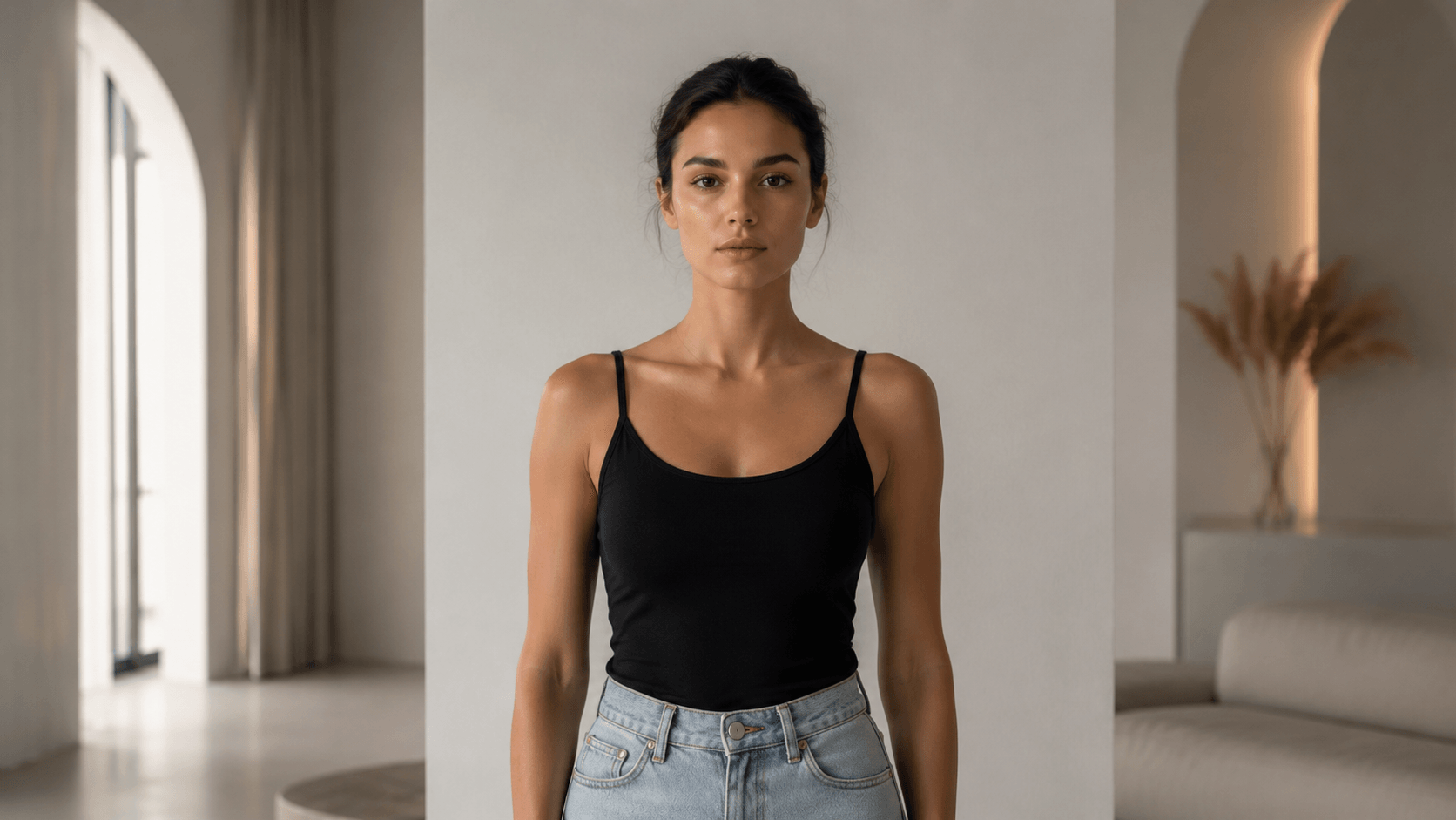 Woman without jewelry